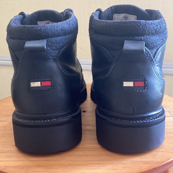 Tommy Hilfiger Men’s Leather Boots Sz 10M - Picture 4 of 9